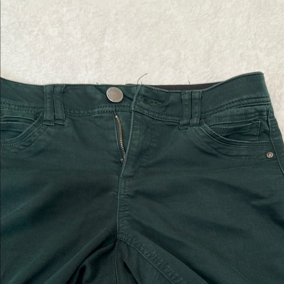 Democracy AB Technology Dark Green Skinny Jeans With Elastic Band on Waist - Picture 11 of 14